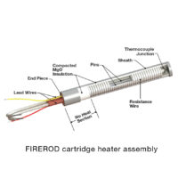 Watlow Firerod Element  300 w 240 v   0642 08M 63J68 Heater Heating 